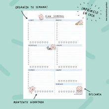 Descargable: Planificador semanal vertical