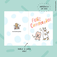 Descargable: Tarjeta "Feliz Cumpleaños"