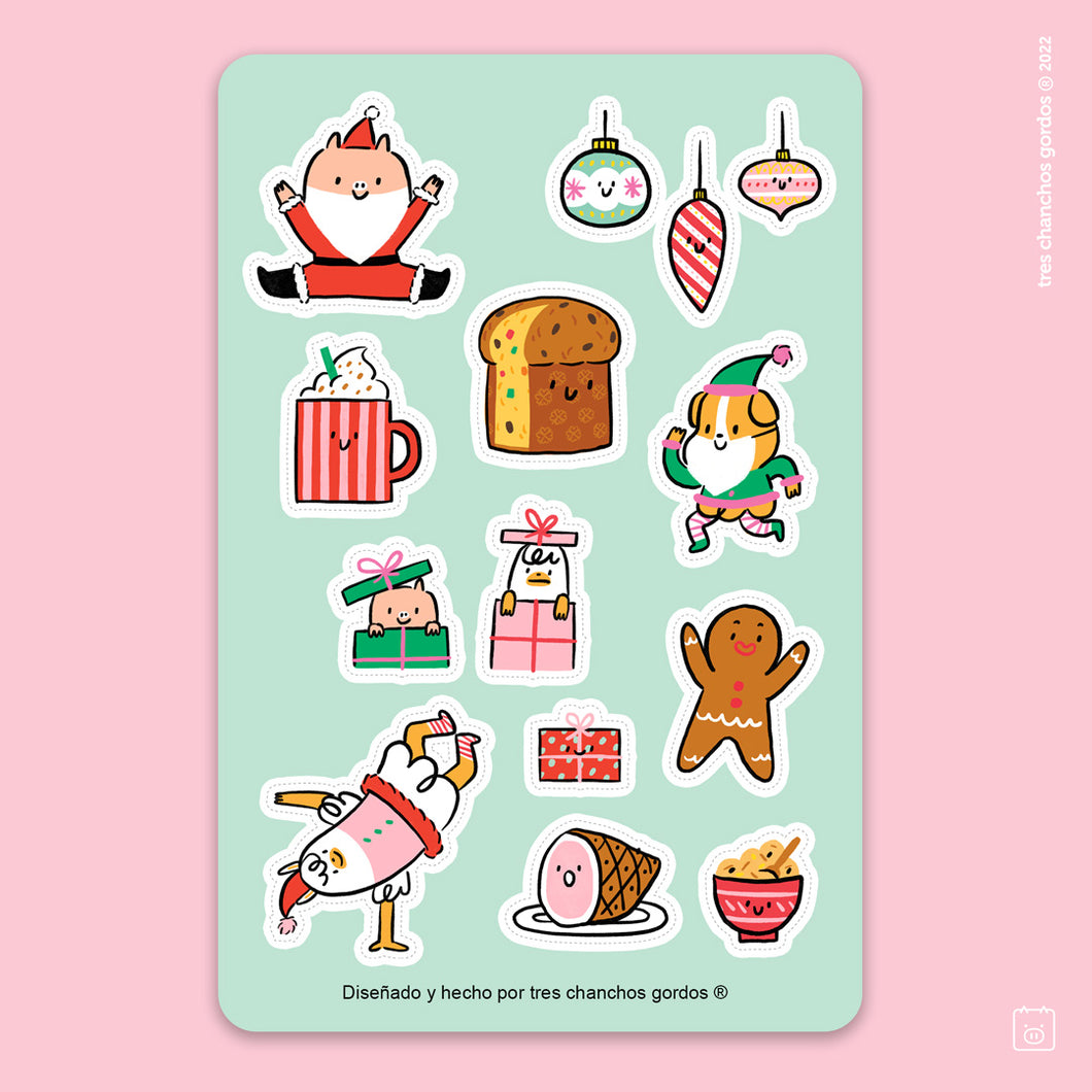 Lámina de stickers: Elfos