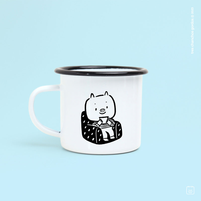 Taza de enamel - Cafecito