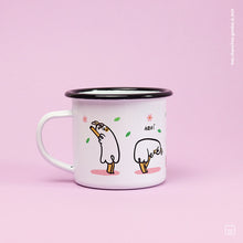 Taza de enamel - Aquí y ahora