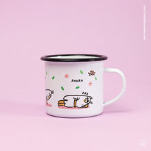 Taza de enamel - Aquí y ahora
