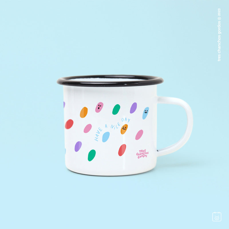 Taza de enamel - Confetti