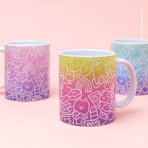 Taza de cerámica - Rainbow